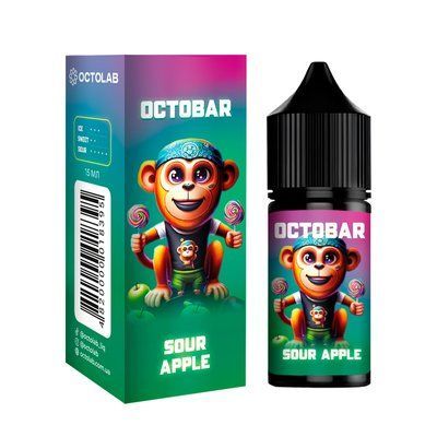 Набор OCTO BAR Sour Apple 30 мл (Кислое яблоко) самозамес 41229 фото