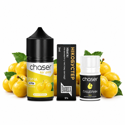 Набор Chaser For Pods Алыча 30 мл, самозамес 43852 фото