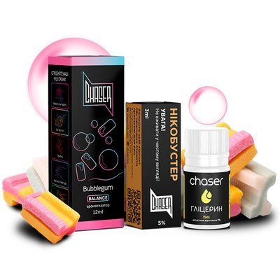 Набор Chaser Black Blueberry Gum 30 мл (Черничная жвачка), самозамес 43032 фото